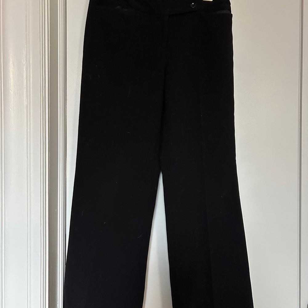 Classic, timeless Black Wide Leg Women's Pants, 34 EU / 4 US